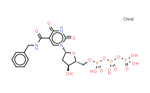 DY851433 | 1219930-93-4 | [[(2R,3S,5R)-5-[5-(benzylcarbamoyl)-2,4-dioxo-pyrimidin-1-yl]-3-hydroxy-tetrahydrofuran-2-yl]methoxy-hydroxy-phosphoryl] phosphono hydrogen phosphate