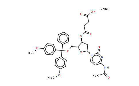 DY851449 | 199593-13-0 | 4-[(2R,3S,5R)-5-(4-acetamido-2-oxo-pyrimidin-1-yl)-2-[[bis(4-methoxyphenyl)-phenyl-methoxy]methyl]tetrahydrofuran-3-yl]oxy-4-oxo-butanoic acid