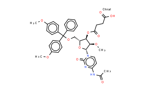 DY851459 | 2746380-46-9 | 4-[(2R,3R,4R,5R)-5-(4-acetamido-2-oxo-pyrimidin-1-yl)-2-[[bis(4-methoxyphenyl)-phenyl-methoxy]methyl]-4-methoxy-tetrahydrofuran-3-yl]oxy-4-oxo-butanoic acid