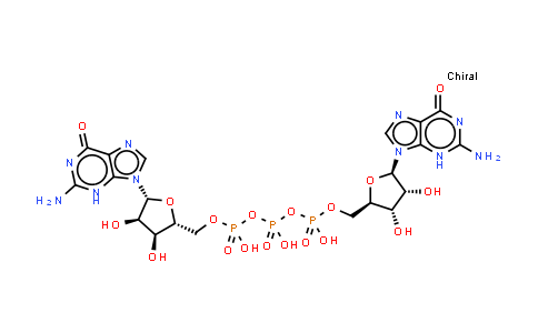 DY851487 | 6674-45-9 | bis[[(2R,3S,4R,5R)-5-(2-amino-6-oxo-3H-purin-9-yl)-3,4-dihydroxy-tetrahydrofuran-2-yl]methoxy-hydroxy-phosphoryl] hydrogen phosphate