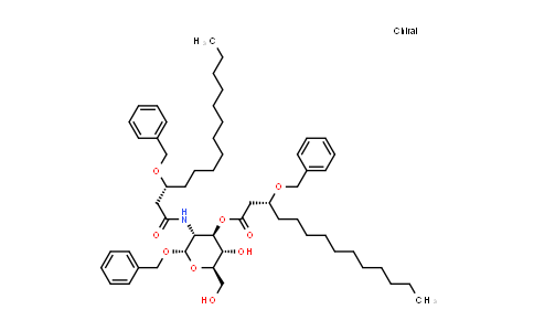 CAS No. 95990-99-1, [(2S,3R,4R,5S,6R)-2-benzyloxy-3-[[(3R)-3-benzyloxytetradecanoyl]amino]-5-hydroxy-6-(hydroxymethyl)tetrahydropyran-4-yl] (3R)-3-benzyloxytetradecanoate