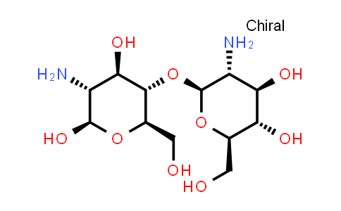 77224-08-9 | (2R,3R,4R,5S,6R)-3-amino-5-{[(2S,3R,4R,5S,6R)-3-amino-4,5-dihydroxy-6-(hydroxymethyl)oxan-2-yl]oxy}-6-(hydroxymethyl)oxane-2,4-diol
