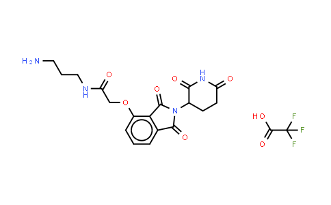 2022182-58-5 | N-(3-aminopropyl)-2-[2-(2,6-dioxo-3-piperidyl)-1,3-dioxo-isoindolin-4-yl]oxy-acetamide;2,2,2-trifluoroacetic acid