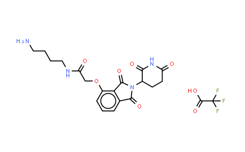 1799711-25-3 | N-(4-aminobutyl)-2-[2-(2,6-dioxo-3-piperidyl)-1,3-dioxo-isoindolin-4-yl]oxy-acetamide;2,2,2-trifluoroacetic acid
