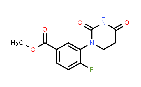 2858742-34-2 | methyl 3-(2,4-dioxohexahydropyrimidin-1-yl)-4-fluoro-benzoate