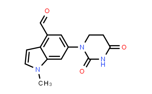 2925079-50-9 | 6-(2,4-dioxo-1,3-diazinan-1-yl)-1-methyl-1H-indole-4-carbaldehyde