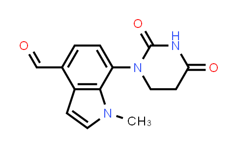 MC851972 | 2925097-91-0 | 7-(2,4-dioxo-1,3-diazinan-1-yl)-1-methyl-1H-indole-4-carbaldehyde