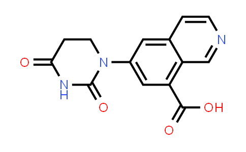 MC852146 | 2925095-36-7 | 6-(2,4-dioxo-1,3-diazinan-1-yl)isoquinoline-8-carboxylic acid