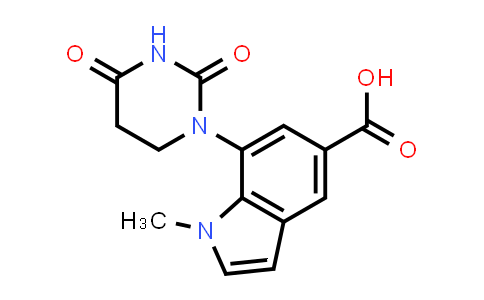 DY852221 | 2925087-92-7 | 7-(2,4-dioxo-1,3-diazinan-1-yl)-1-methyl-1H-indole-5-carboxylic acid