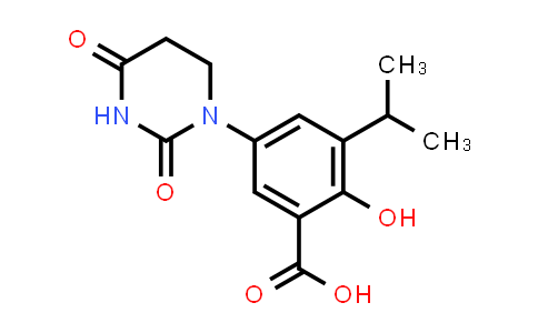 667908-94-3 | 5-(2,4-dioxohexahydropyrimidin-1-yl)-2-hydroxy-3-isopropyl-benzoic acid