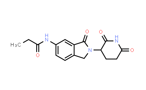 MC852469 | 2761393-82-0 | N-[2-(2,6-dioxo-3-piperidyl)-3-oxo-isoindolin-5-yl]propanamide