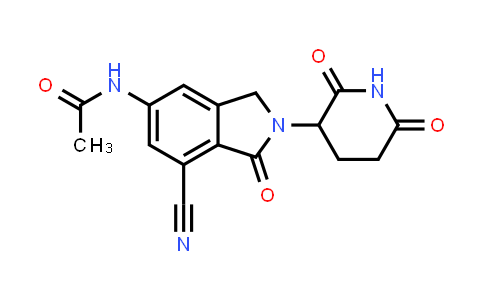 2438241-77-9 | N-[7-cyano-2-(2,6-dioxo-3-piperidyl)-1-oxo-isoindolin-5-yl]acetamide