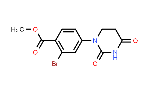 2703772-77-2 | methyl 2-bromo-4-(2,4-dioxohexahydropyrimidin-1-yl)benzoate