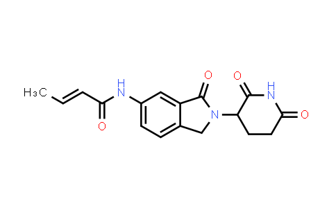MC852633 | 2761673-09-8 | N-[2-(2,6-dioxo-3-piperidyl)-3-oxo-isoindolin-5-yl]but-2-enamide