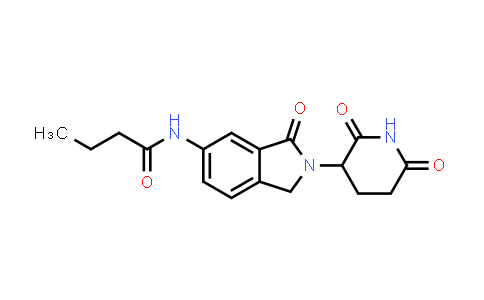 2761402-09-7 | N-[2-(2,6-dioxo-3-piperidyl)-3-oxo-isoindolin-5-yl]butanamide
