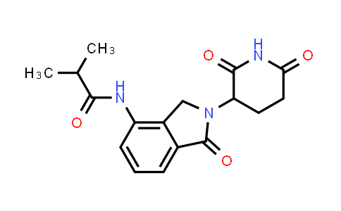 MC852651 | 2319276-72-5 | N-[2-(2,6-dioxo-3-piperidyl)-1-oxo-isoindolin-4-yl]-2-methyl-propanamide