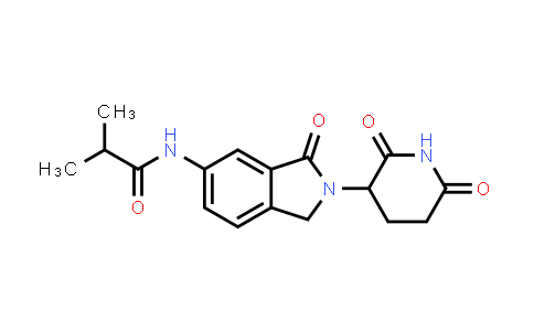 2761391-59-5 | N-[2-(2,6-dioxo-3-piperidyl)-3-oxo-isoindolin-5-yl]-2-methyl-propanamide