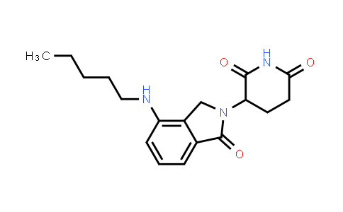 444287-91-6 | 3-[1-oxo-4-(pentylamino)isoindolin-2-yl]piperidine-2,6-dione
