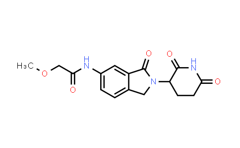 MC852705 | 2761399-90-8 | N-[2-(2,6-dioxo-3-piperidyl)-3-oxo-isoindolin-5-yl]-2-methoxy-acetamide