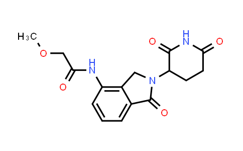MC852708 | 2321264-58-6 | N-[2-(2,6-dioxo-3-piperidyl)-1-oxo-isoindolin-4-yl]-2-methoxy-acetamide