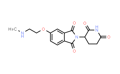 MC852709 | 2243885-39-2 | 2-(2,6-dioxo-3-piperidyl)-5-[2-(methylamino)ethoxy]isoindoline-1,3-dione