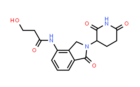 DY852712 | 2940937-32-4 | N-[2-(2,6-dioxo-3-piperidyl)-1-oxo-isoindolin-4-yl]-3-hydroxy-propanamide