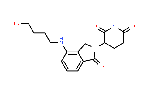 DY852715 | 2940935-25-9 | 3-[4-(4-hydroxybutylamino)-1-oxo-isoindolin-2-yl]piperidine-2,6-dione