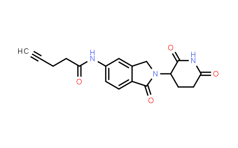MC852757 | 2940938-64-5 | N-[2-(2,6-dioxo-3-piperidyl)-1-oxo-isoindolin-5-yl]pent-4-ynamide