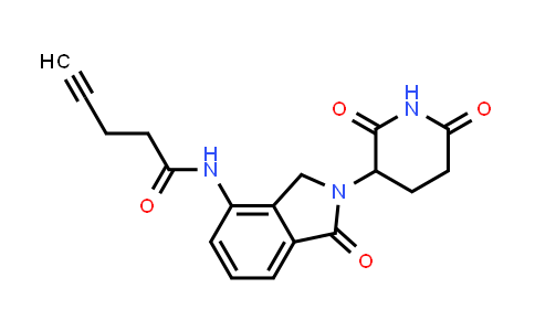 MC852763 | 2408797-66-8 | N-[2-(2,6-dioxo-3-piperidyl)-1-oxo-isoindolin-4-yl]pent-4-ynamide