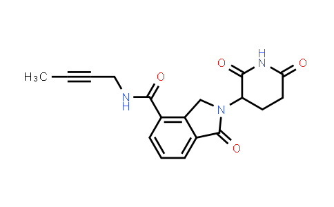MC852764 | 2390614-00-1 | N-but-2-ynyl-2-(2,6-dioxo-3-piperidyl)-1-oxo-isoindoline-4-carboxamide