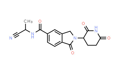2629201-62-1 | N-(1-cyanoethyl)-2-(2,6-dioxo-3-piperidyl)-1-oxo-isoindoline-5-carboxamide
