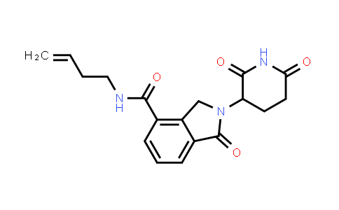 MC852789 | 2390549-07-0 | N-but-3-enyl-2-(2,6-dioxo-3-piperidyl)-1-oxo-isoindoline-4-carboxamide