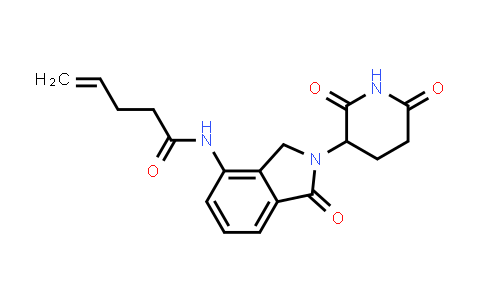 MC852791 | 2654803-46-8 | N-[2-(2,6-dioxo-3-piperidyl)-1-oxo-isoindolin-4-yl]pent-4-enamide