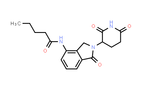 MC852822 | 444289-18-3 | N-[2-(2,6-dioxo-3-piperidyl)-1-oxo-isoindolin-4-yl]pentanamide