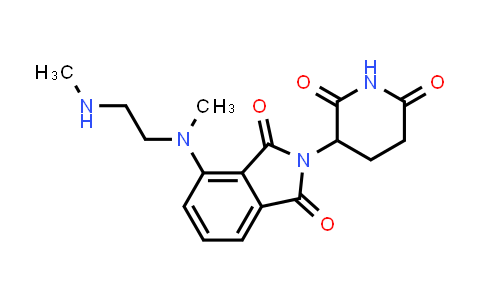 CAS No. 2154357-22-7, 2-(2,6-dioxo-3-piperidyl)-4-[methyl-[2-(methylamino)ethyl]amino]isoindoline-1,3-dione