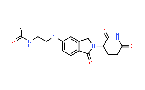 MC852871 | 2651996-68-6 | N-[2-[[2-(2,6-dioxo-3-piperidyl)-1-oxo-isoindolin-5-yl]amino]ethyl]acetamide