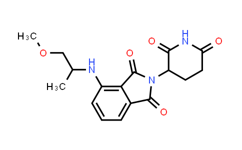 MC852883 | 927670-98-2 | 2-(2,6-dioxo-3-piperidyl)-4-[(2-methoxy-1-methyl-ethyl)amino]isoindoline-1,3-dione