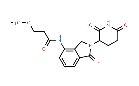 2319118-81-3 | N-[2-(2,6-dioxo-3-piperidyl)-1-oxo-isoindolin-4-yl]-3-methoxy-propanamide