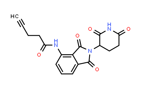 MC852951 | 2408797-68-0 | N-[2-(2,6-dioxo-3-piperidyl)-1,3-dioxo-isoindolin-4-yl]pent-4-ynamide