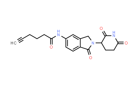 2940934-48-3 | N-[2-(2,6-dioxo-3-piperidyl)-1-oxo-isoindolin-5-yl]hex-5-ynamide