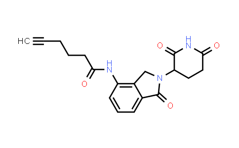 MC852953 | 2408797-65-7 | N-[2-(2,6-dioxo-3-piperidyl)-1-oxo-isoindolin-4-yl]hex-5-ynamide