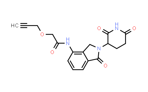 MC852984 | 2940936-62-7 | N-[2-(2,6-dioxo-3-piperidyl)-1-oxo-isoindolin-4-yl]-2-prop-2-ynoxy-acetamide