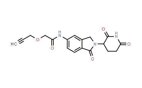 2940939-20-6 | N-[2-(2,6-dioxo-3-piperidyl)-1-oxo-isoindolin-5-yl]-2-prop-2-ynoxy-acetamide