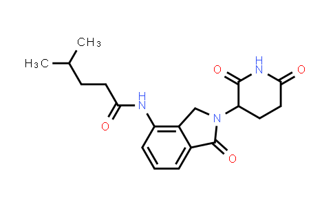 2761409-67-8 | N-[2-(2,6-dioxo-3-piperidyl)-1-oxo-isoindolin-4-yl]-4-methyl-pentanamide