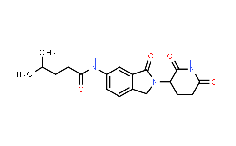 2761393-81-9 | N-[2-(2,6-dioxo-3-piperidyl)-3-oxo-isoindolin-5-yl]-4-methyl-pentanamide