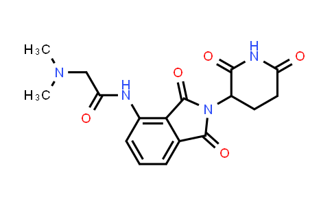 444289-23-0 | 2-(dimethylamino)-N-[2-(2,6-dioxo-3-piperidyl)-1,3-dioxo-isoindolin-4-yl]acetamide