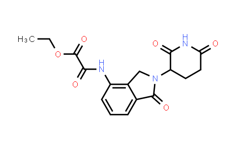 2319210-17-6 | ethyl 2-[[2-(2,6-dioxo-3-piperidyl)-1-oxo-isoindolin-4-yl]amino]-2-oxo-acetate