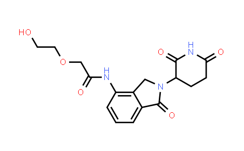MC853118 | 2762066-53-3 | N-[2-(2,6-dioxo-3-piperidyl)-1-oxo-isoindolin-4-yl]-2-(2-hydroxyethoxy)acetamide