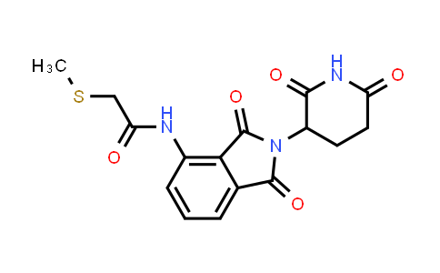 444288-19-1 | N-[2-(2,6-dioxo-3-piperidyl)-1,3-dioxo-isoindolin-4-yl]-2-methylsulfanyl-acetamide
