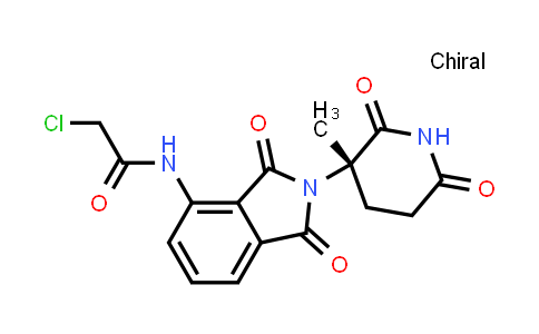 903890-75-5 | 2-chloro-N-[2-[(3S)-3-methyl-2,6-dioxo-3-piperidyl]-1,3-dioxo-isoindolin-4-yl]acetamide